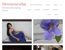 Tablet Screenshot of desmesuradas.com